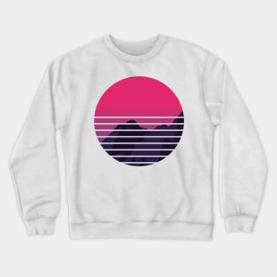 Retro Sunset Crewneck Sweatshirt